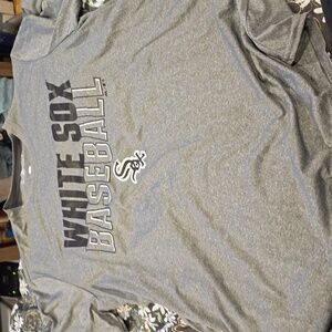 ❤️10/$20 new Majestic Gray Chicago White Sox Men's Shirt